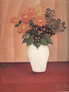 Henri Rousseau Bouquet of Flowers oil on canvas